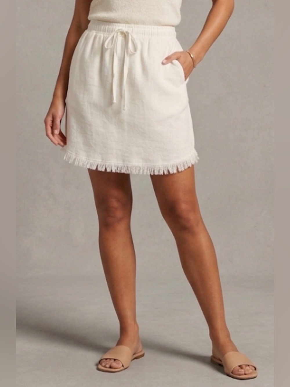 UMGEE Linen Blend Skirt, Size S